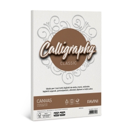 CARTA CALLIGRAPHY A4 50FG 100GR BIANCO CANVAS