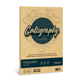 CARTA CALLIGRAPHY A4 50FG 190GR ORO PERGAMENA