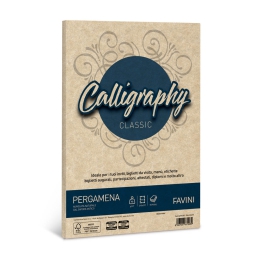 CARTA CALLIGRAPHY A4 50FG 90GR NOCCIOLA PERGAMENA