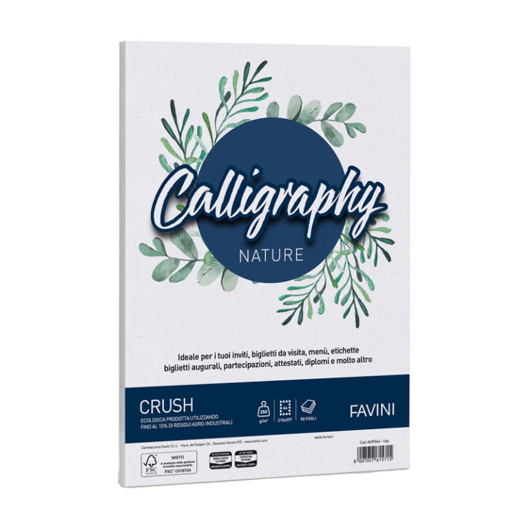 CARTA CALLIGRAPHY A4 50FG 250GR CRUSH UVA
