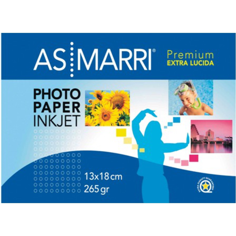 CARTA INKJET LUCIDA PREMIUM 265GR 127X178 20FG