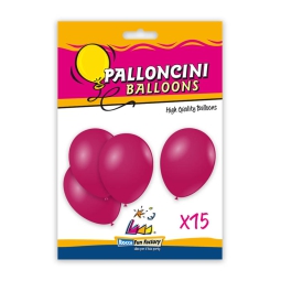 PALLONCINI 15PZ 30CM FUCSIA BIO