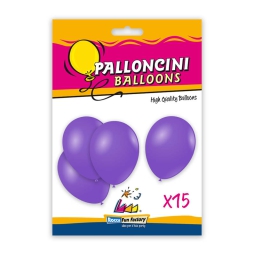 PALLONCINI 15PZ 30CM LAVANDA