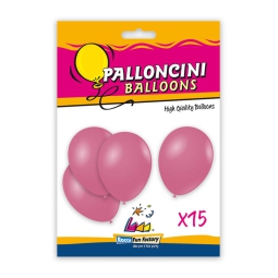 PALLONCINI 15PZ 30CM ROSA BIO