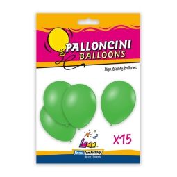 PALLONCINI 15PZ 30CM VERDE BIO
