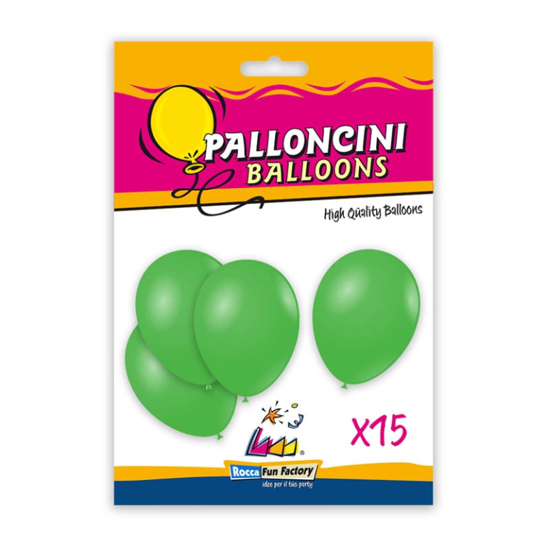 PALLONCINI 15PZ 30CM VERDE