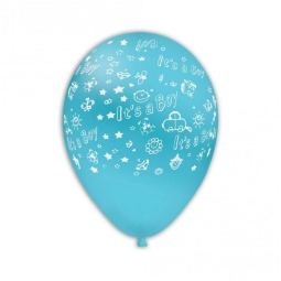 PALLONCINI 30CM 100PZ    IT'S A BOY