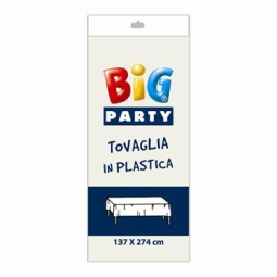 TOVAGLIA 135X270CM AVORIO PLASTICA IMPERMEABILE