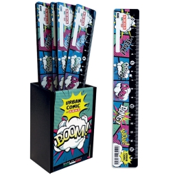 RIGHELLI 16CM 24PZ URBAN COMIC BARATTOLO