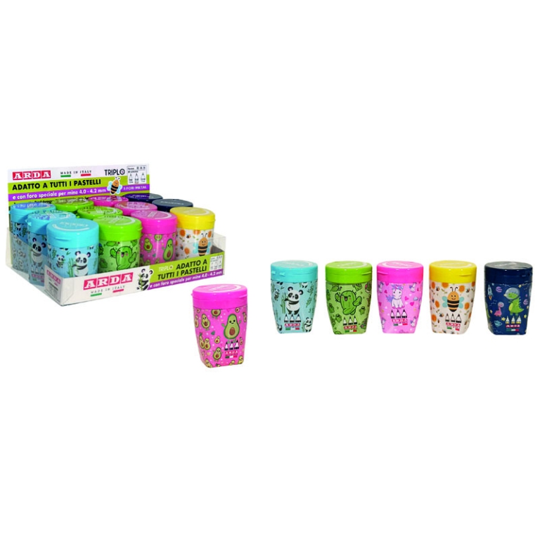 TEMPERINI TRIPLO FANCY   12PZ 3 FORI EXPO BANCO