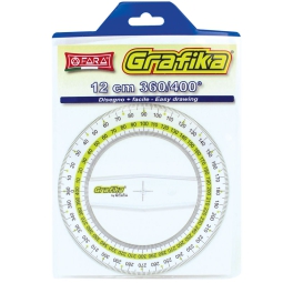 GONIOMETRO 360° 10PZ     LINEA GRAFIKA