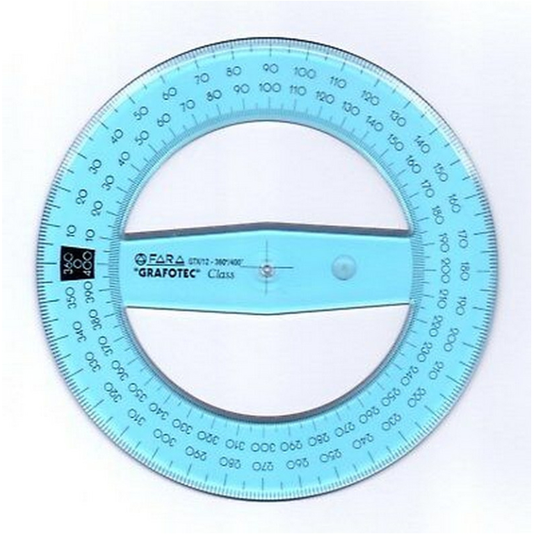 GONIOMETRO 360°-400 20PZ  PLASTICA