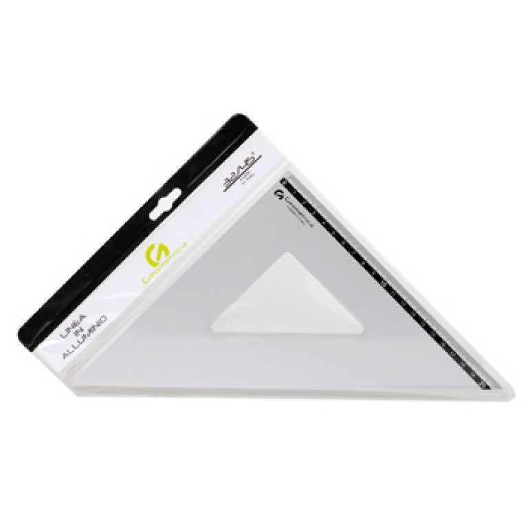SQUADRA 45°/32CM METALLO GEOMETRICA