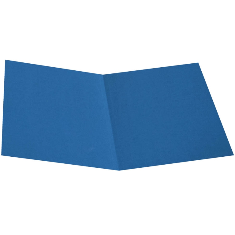 CARTELLE MANILLA SEMPLICI 25X34 200GR AZZURRO 50PZ