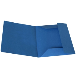 CARTELLE MANILLA 3 LEMBI 25X33 200GR AZZURRO 50PZ