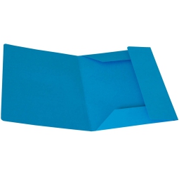 CARTELLE BRISTOL 3 LEMBI 25X34,5 AZZURRO 25PZ