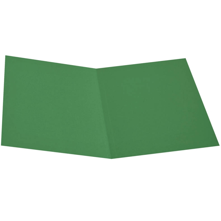 CARTELLE BRISTOL SEMPLICI 25X34 200GR VERDE 50PZ