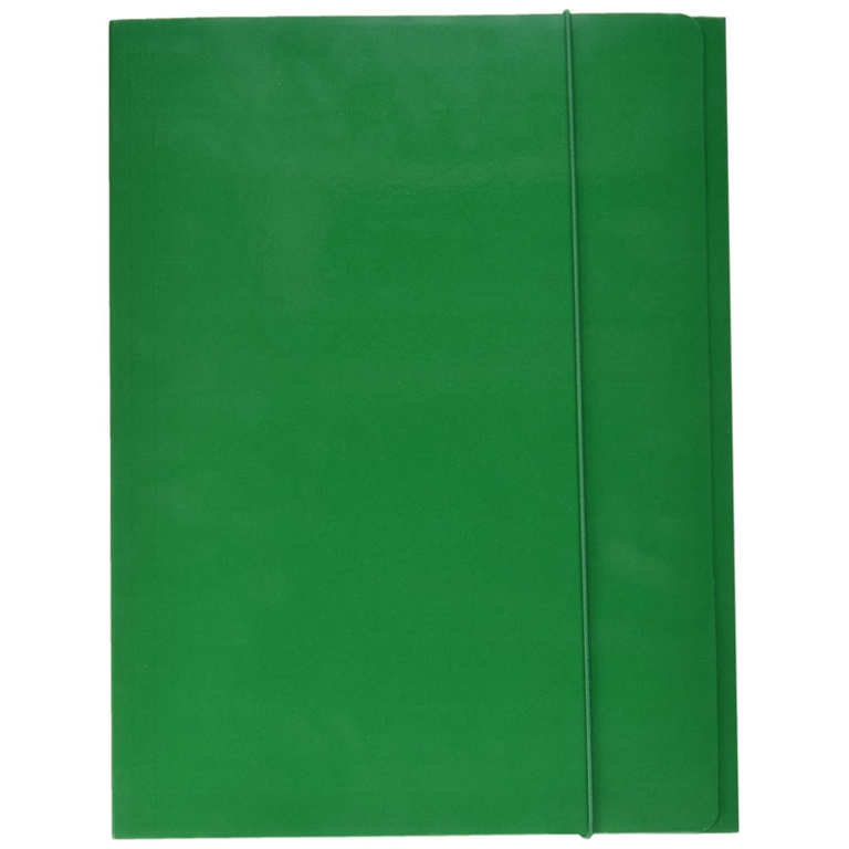 CARTELLE PRESPAN 3 LEMBI 25X35 DORSO 1CM VERDE