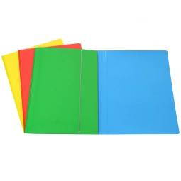 CARTELLE PLASTIFICATE 5PZ 35X50 COL.ASS. C/ELASTIC