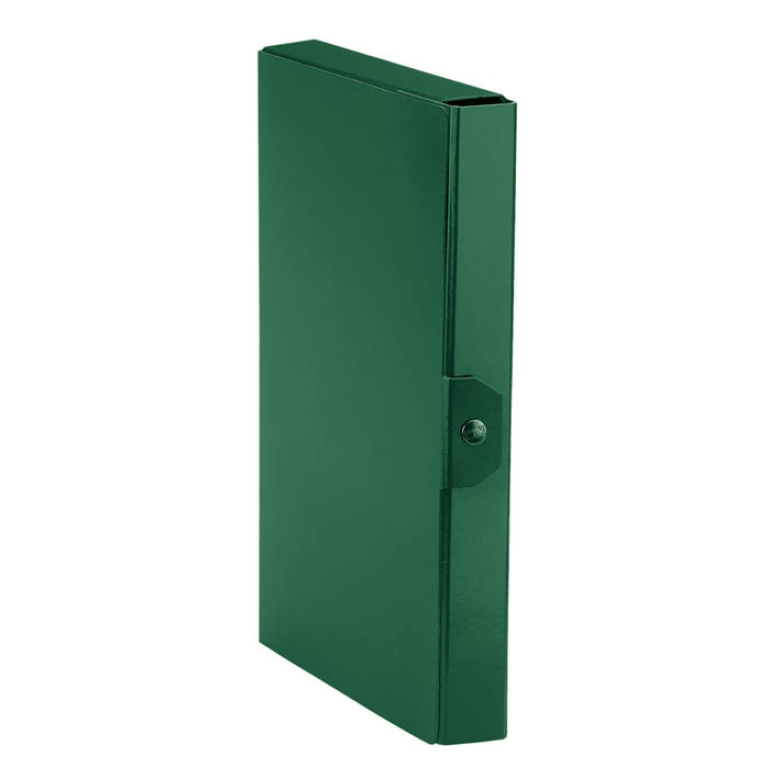 CARTELLE CON BOTTONE 5PZ DORSO 4 VERDE