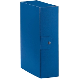 CARTELLE CON BOTTONE 5PZ DORSO 10 BLU