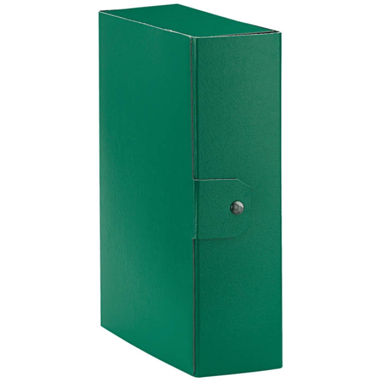 CARTELLE CON BOTTONE 5PZ DORSO 10 VERDE