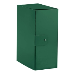 CARTELLE CON BOTTONE 5PZ DORSO 14 VERDE PRESSPAN