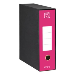 REGISTRATORI BOXII FUCSIA DORSO 8 PROTOCOLLO