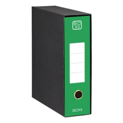 REGISTRATORI BOXII VERDE DORSO 8 PROTOCOLLO