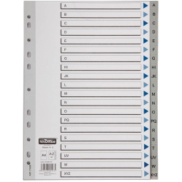 DIVISORI A4 A-Z PPL PLASTICA