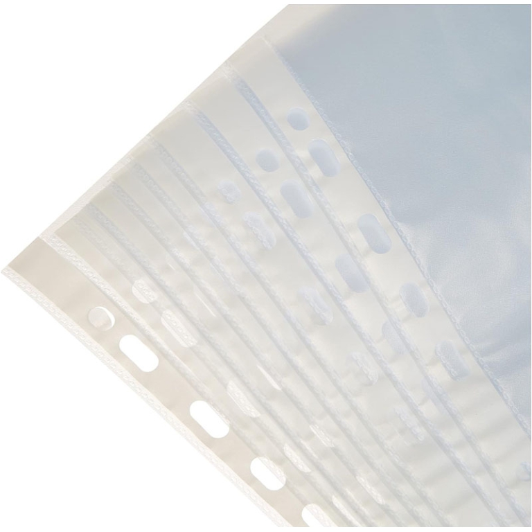 BUSTE X SCONTRINI 10PZ 6 TASCHE FORATE VERTICALI 2