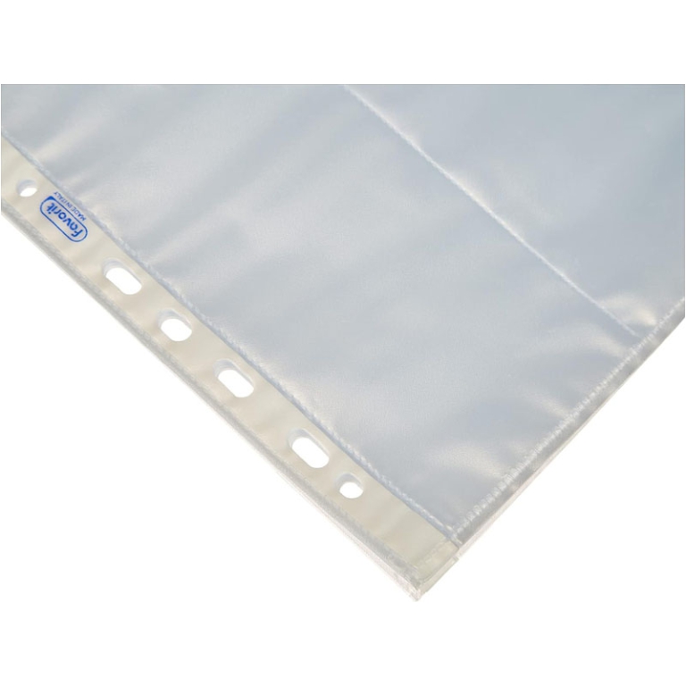 BUSTE X SCONTRINI 10PZ 6 TASCHE FORATE VERTICALI 5