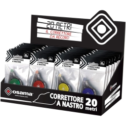 CORRETTORE NASTRO 20MT 36PZ COLORATO OSAMA