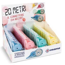 CORRETTORI NASTRO 20MT 36PZ OSAMA PASTEL