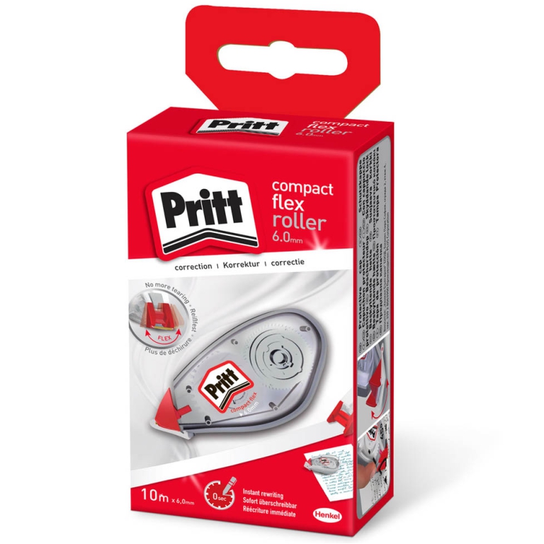 CORRETTORE A NASTRO COMPACT 6MMX10MT 10PZ PRITT 3