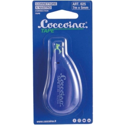 CORRETTORE COCCOINA 12PZ TAPE 7MTX5MM BLISTERATO