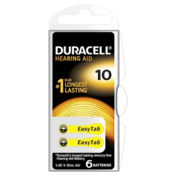 BATTERIE DA 10 ACUSTICA  1,45 V 6PZ DURACELL