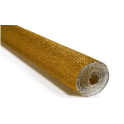 ROTOLO CARTA CRESPA 60GR ORO METALLIZZATO 10PZ