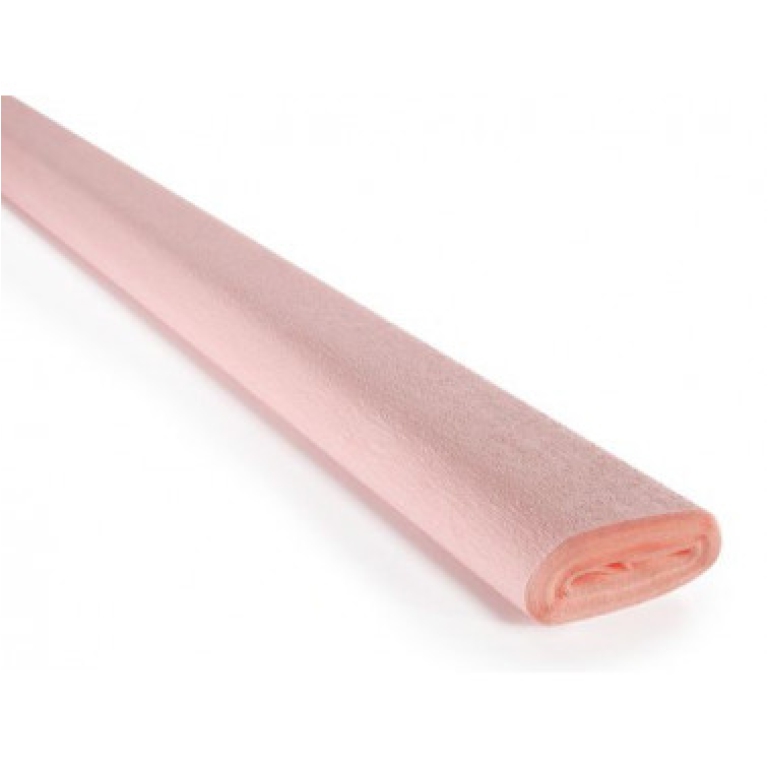 ROTOLO CARTA CRESPA 60GR ROSA CHIARO 10PZ