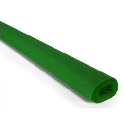 ROTOLO CARTA CRESPA 60GR VERDE SMERALDO 10PZ