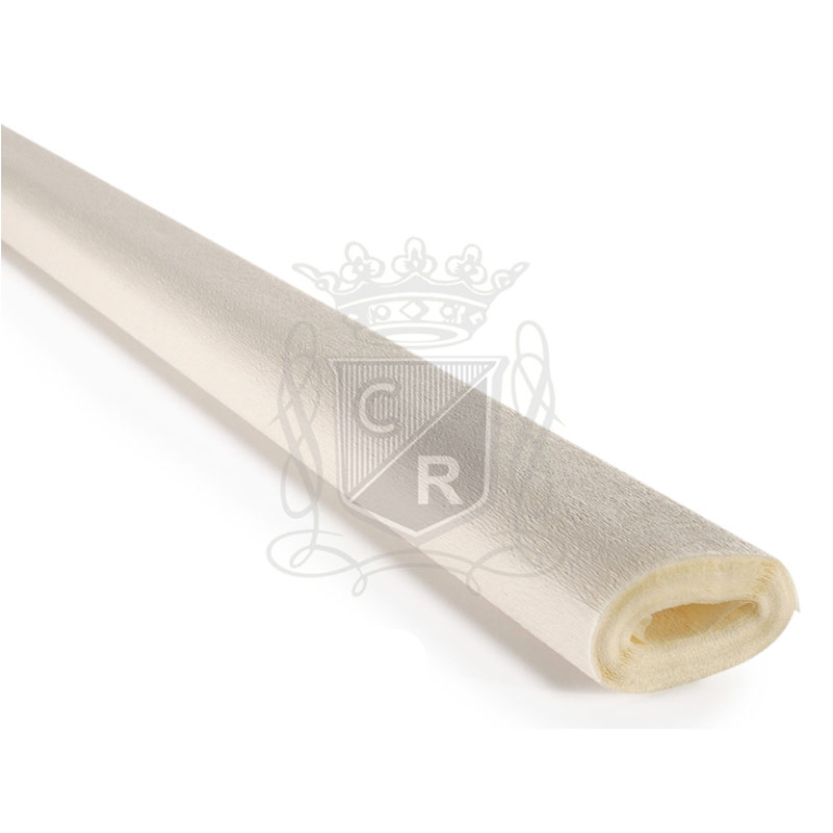 ROTOLO CARTA CRESPA 60GR   PANNA 10PZ