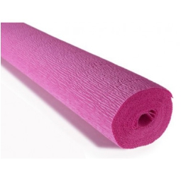 ROTOLO CARTA CRESPA 180GR ROSA SCURO 5PZ