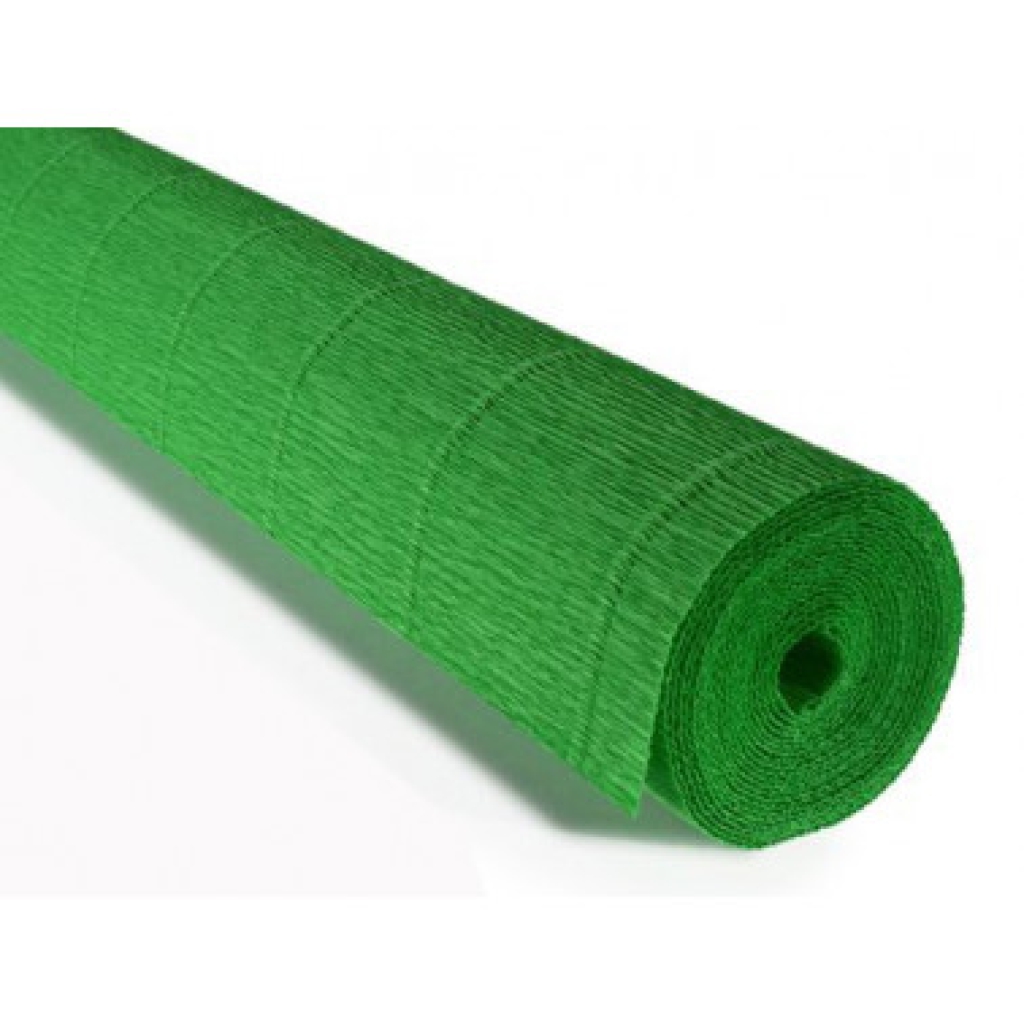 ROTOLO CARTA CRESPA 180GR VERDE SMERALDO 5PZ: vendita ingrosso con