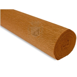 ROTOLO CARTA CRESPA 180GR  MARRONE NOCCIOLA 5PZ
