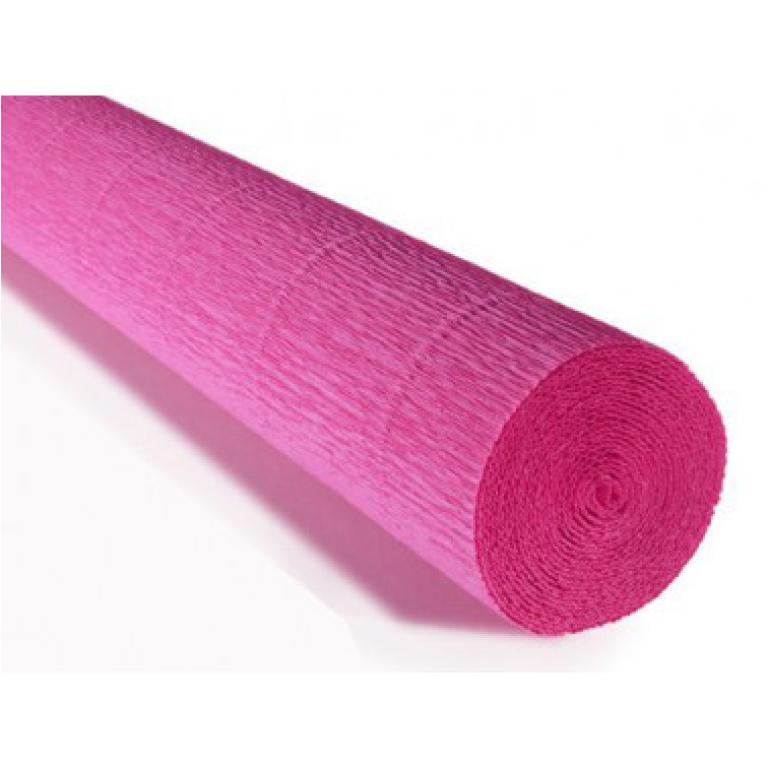 ROTOLO CARTA CRESPA 180GR FUCSIA CHIARO 5PZ