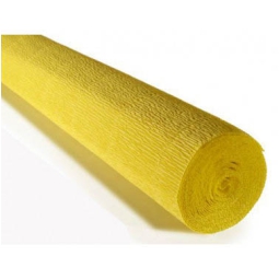 ROTOLO CARTA CRESPA 180GR GIALLO INTENSO 5PZ