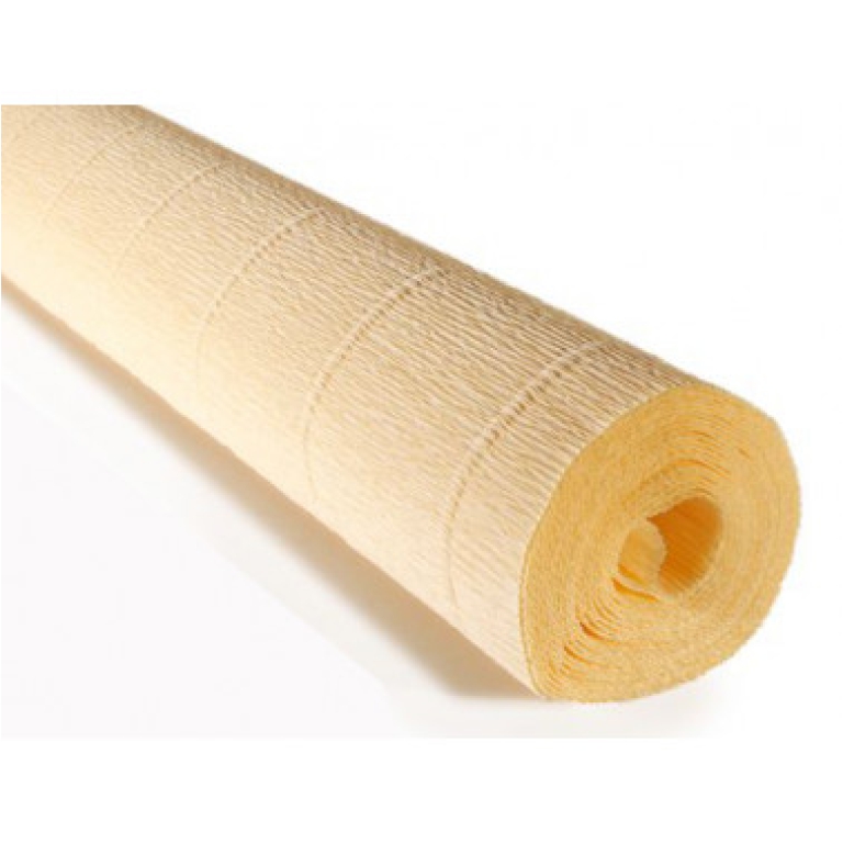 ROTOLO CARTA CRESPA 180GR GIALLO PAGLIERINO 5PZ