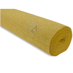ROTOLO CARTA CRESPA 180GR  GIALLO SENAPE 5PZ