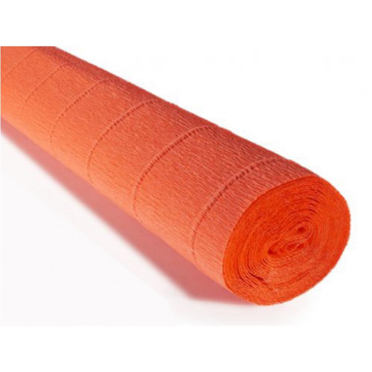 ROTOLO CARTA CRESPA 180GR ARANCIO 5PZ