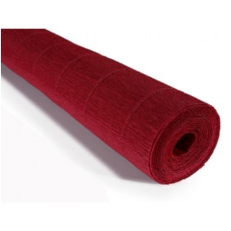 ROTOLO CARTA CRESPA 180GR ROSSO CARMINIO 5PZ